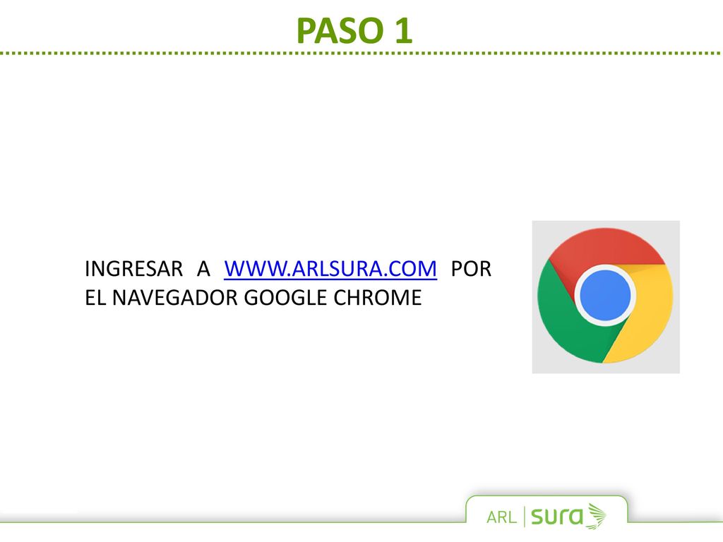 PASO 1 INGRESAR A   POR EL NAVEGADOR GOOGLE CHROME