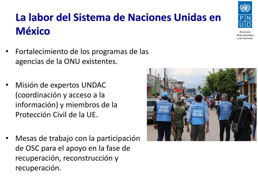 La labor del Sistema de Naciones Unidas en México