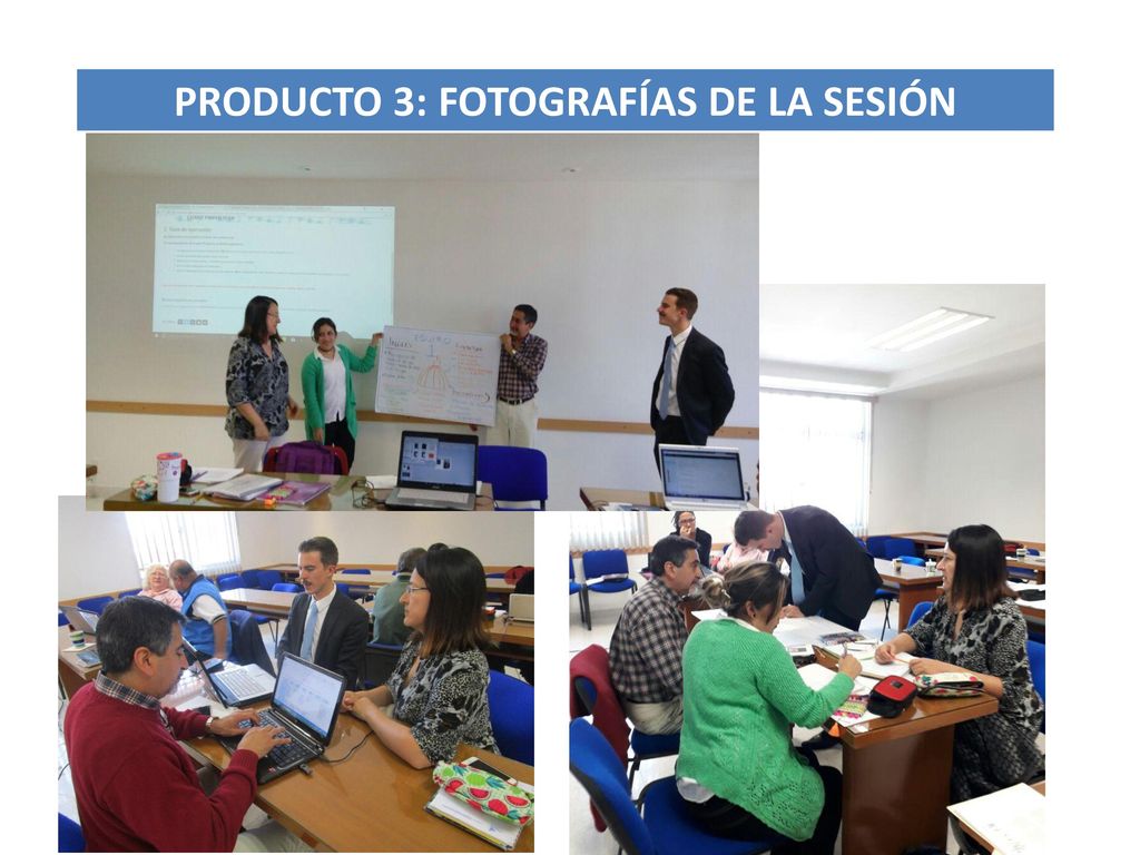 PRODUCTO 3: FOTOGRAFÍAS DE LA SESIÓN