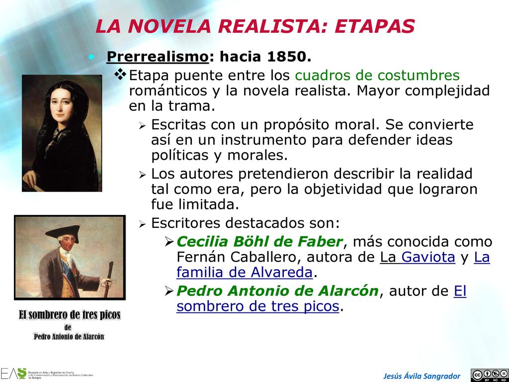 LA NOVELA REALISTA: ETAPAS