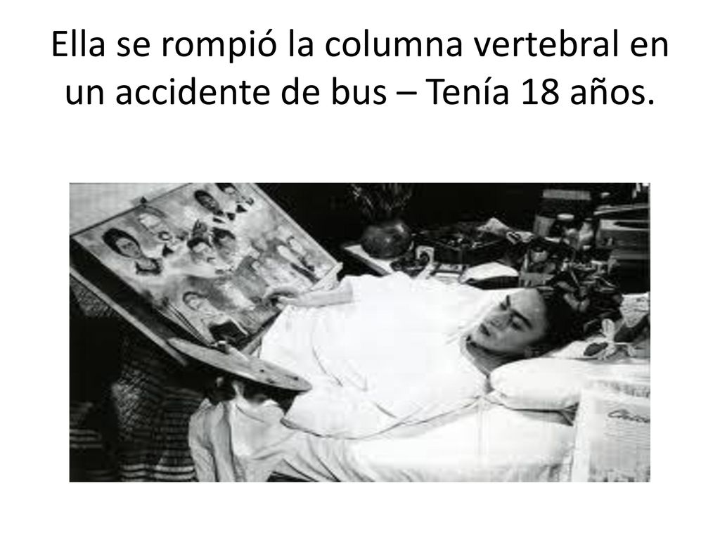 Ella se rompió la columna vertebral en un accidente de bus – Tenía 18 años.