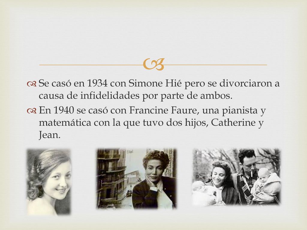 Se casó en 1934 con Simone Hié pero se divorciaron a causa de infidelidades por parte de ambos.