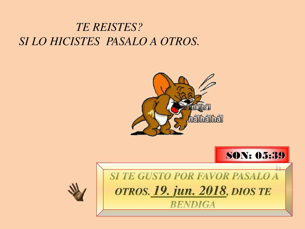 SI TE GUSTO POR FAVOR PASALO A OTROS. 19. jun. 2018, DIOS TE BENDIGA