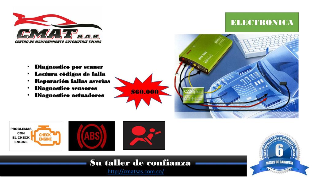 ELECTRONICA $ Diagnostico por scaner Lectura códigos de falla