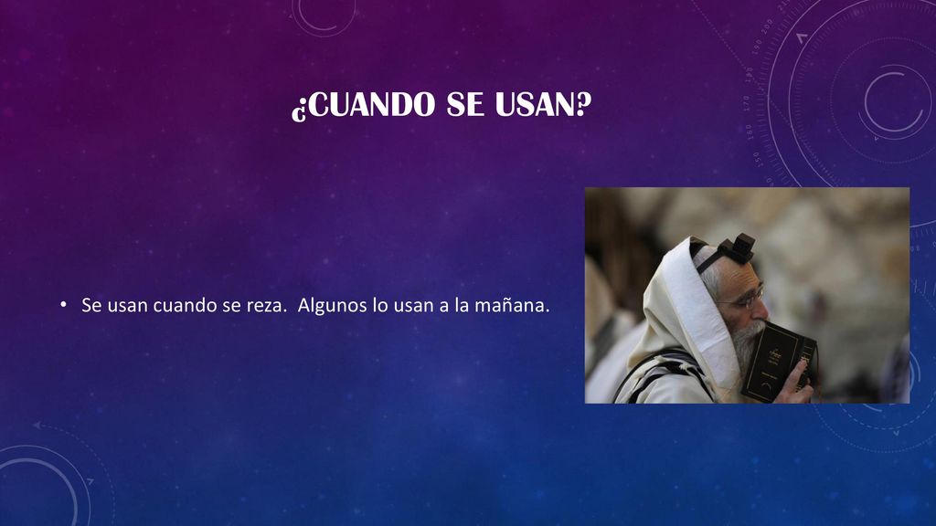 ¿Cuando se usan Se usan cuando se reza. Algunos lo usan a la mañana.