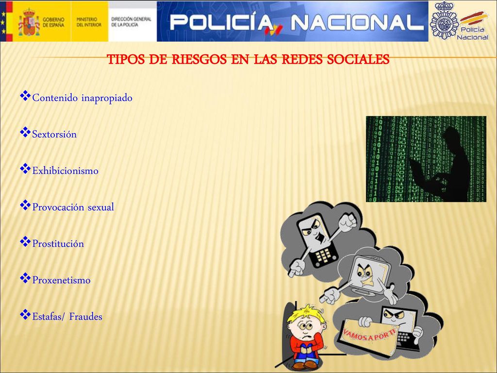 TIPOS DE RIESGOS EN LAS REDES SOCIALES