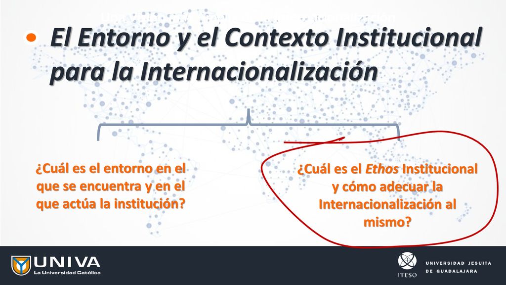 El Entorno y el Contexto Institucional para la Internacionalización