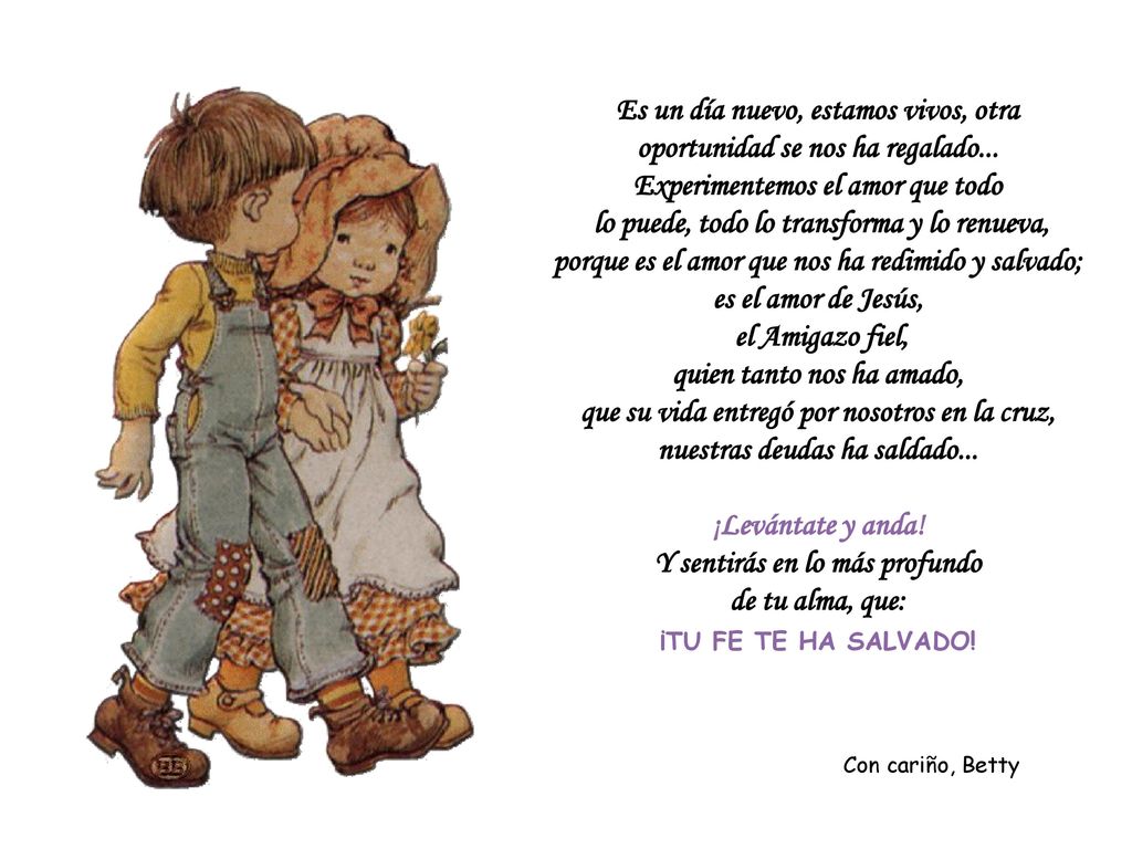 quien tanto nos ha amado, Y sentirás en lo más profundo