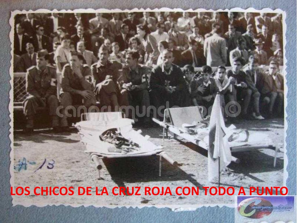 LOS CHICOS DE LA CRUZ ROJA CON TODO A PUNTO