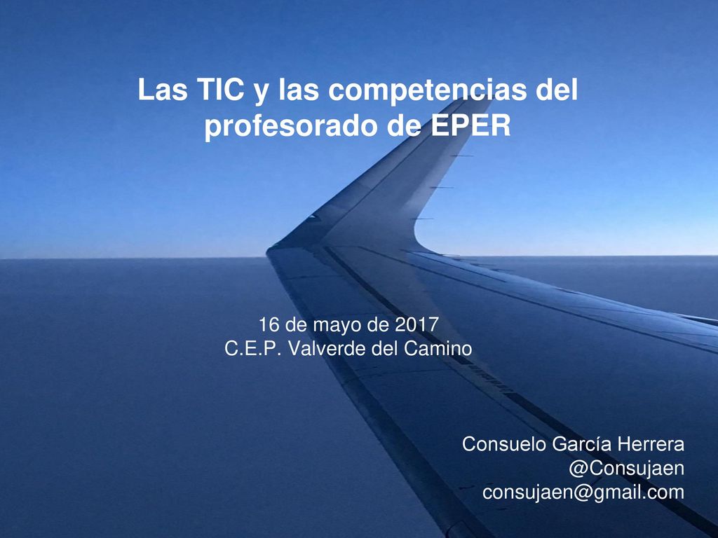 Las TIC y las competencias del profesorado de EPER