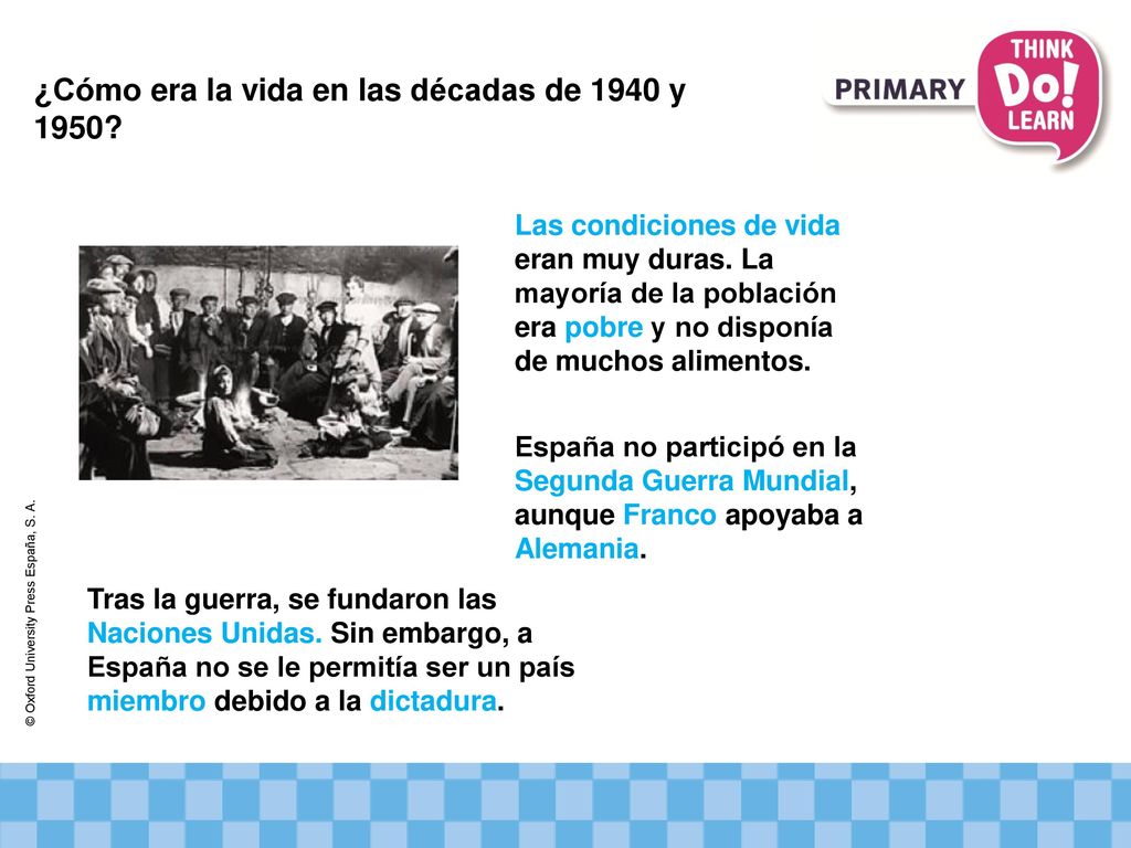 ¿Cómo era la vida en las décadas de 1940 y 1950