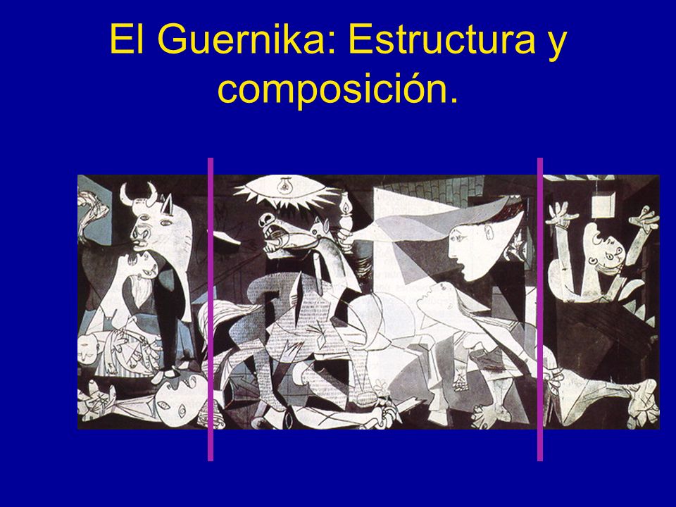 El Guernika: Estructura y composición.