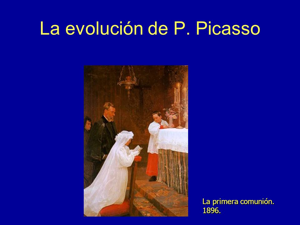 La evolución de P. Picasso