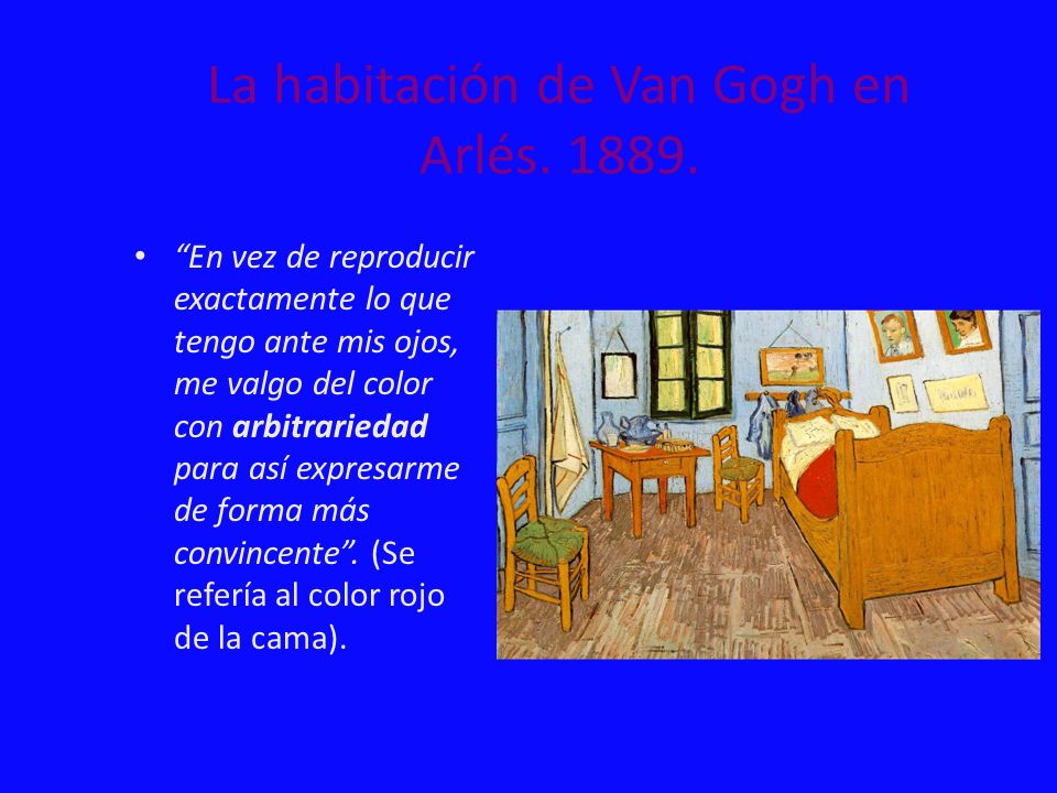 La habitación de Van Gogh en Arlés