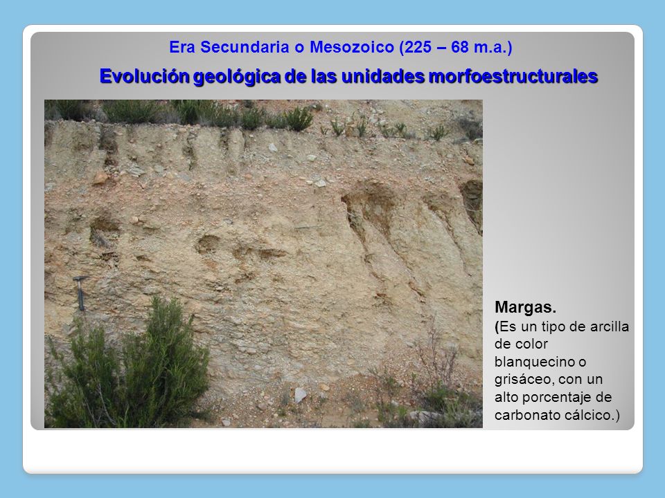 Evolución geológica de las unidades morfoestructurales