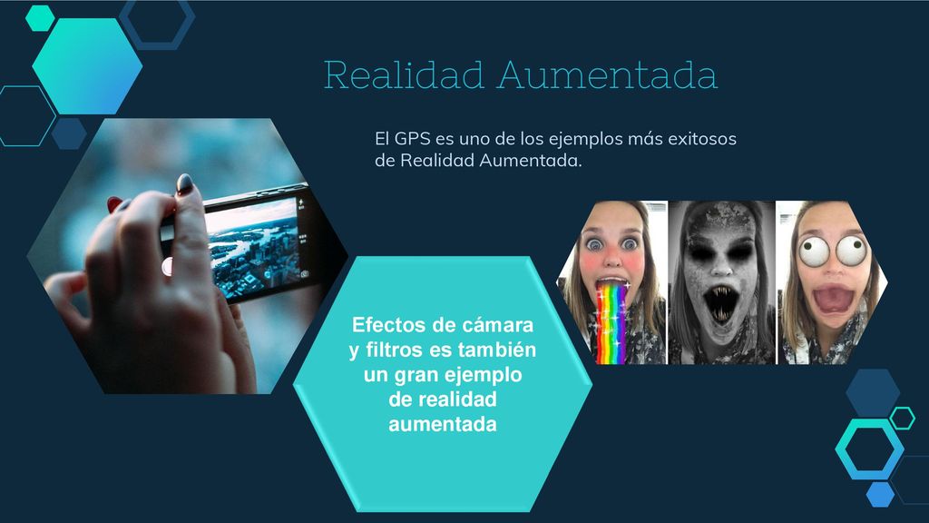 Realidad Aumentada El GPS es uno de los ejemplos más exitosos de Realidad Aumentada.