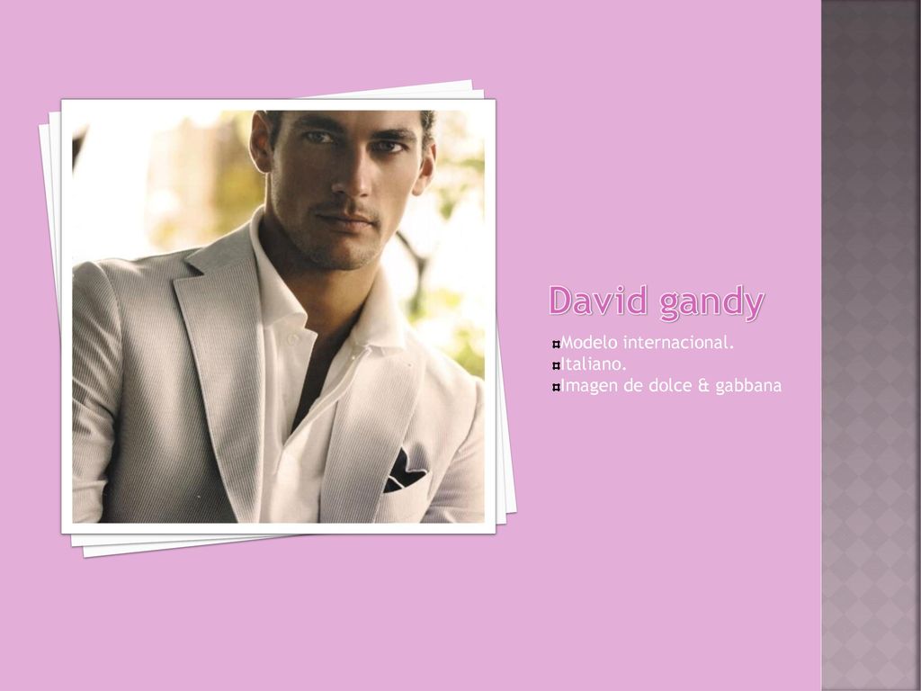 David gandy Modelo internacional. Italiano. Imagen de dolce & gabbana