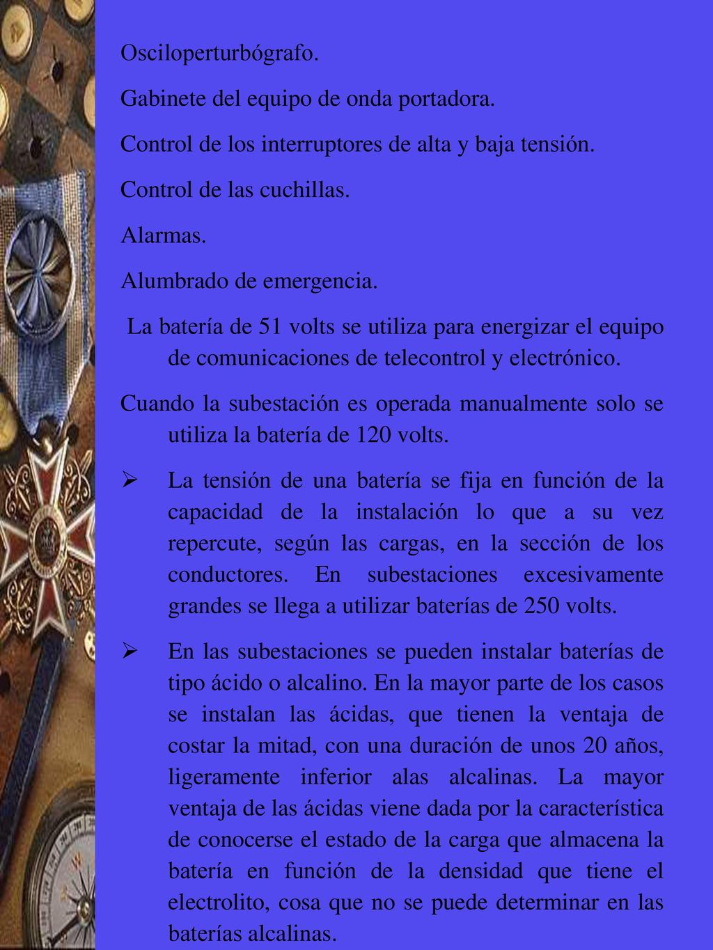 Osciloperturbógrafo. Gabinete del equipo de onda portadora. Control de los interruptores de alta y baja tensión.