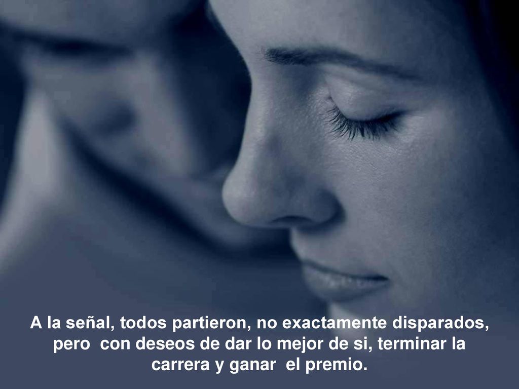 A la señal, todos partieron, no exactamente disparados, pero con deseos de dar lo mejor de si, terminar la carrera y ganar el premio.
