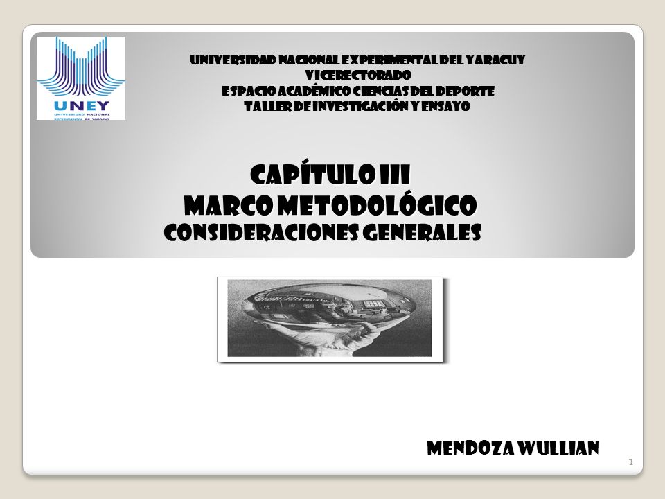 CAPÍTULO III MARCO METODOLÓGICO