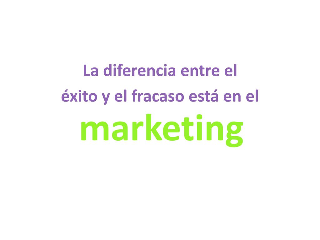 La diferencia entre el éxito y el fracaso está en el