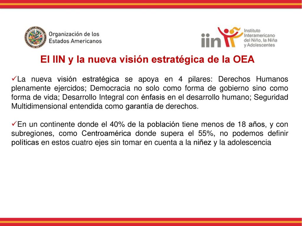 El IIN y la nueva visión estratégica de la OEA