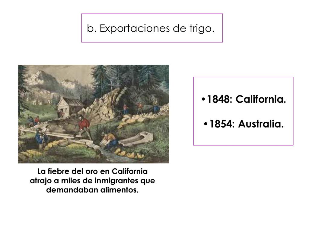 La fiebre del oro en California atrajo a miles de inmigrantes que