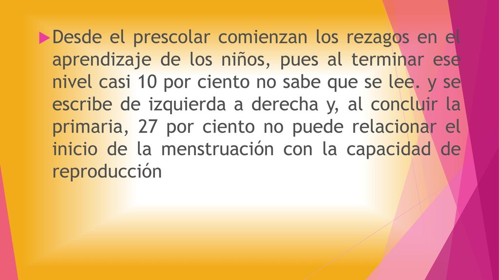 Desde el prescolar comienzan los rezagos en el aprendizaje de los niños, pues al terminar ese nivel casi 10 por ciento no sabe que se lee.