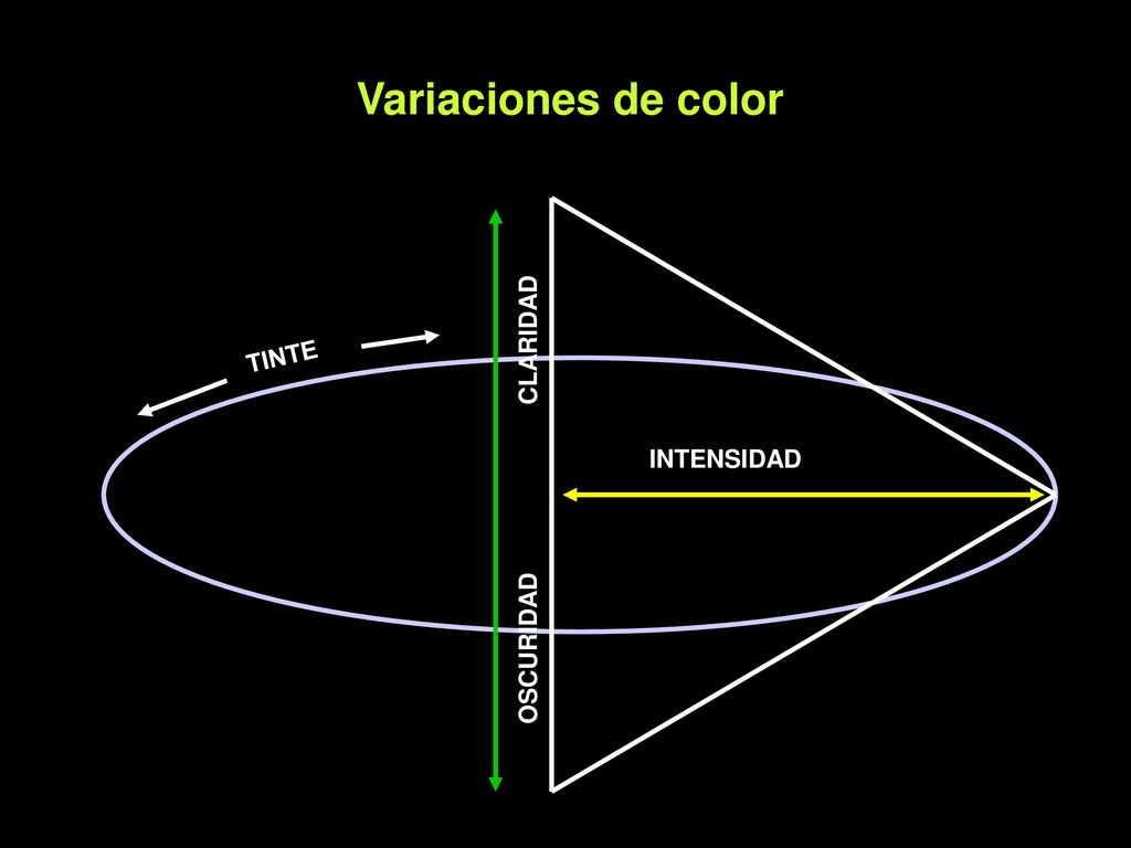 Variaciones de color CLARIDAD TINTE INTENSIDAD OSCURIDAD