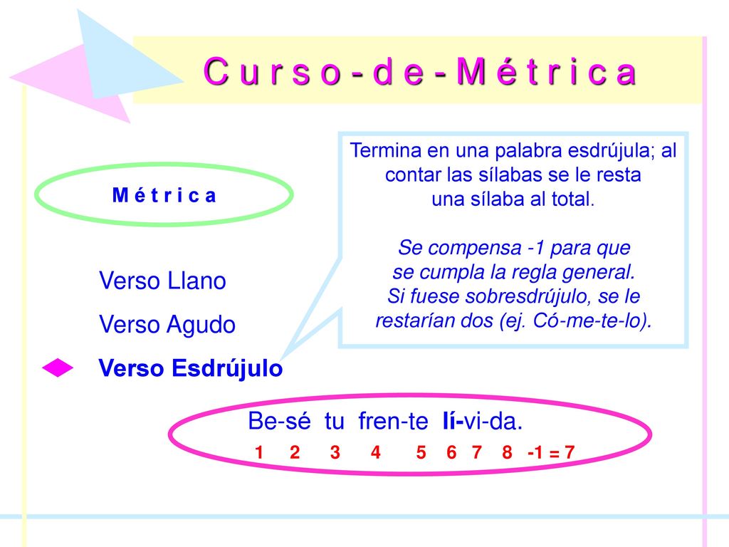 C u r s o - d e - M é t r i c a Verso Llano Verso Agudo