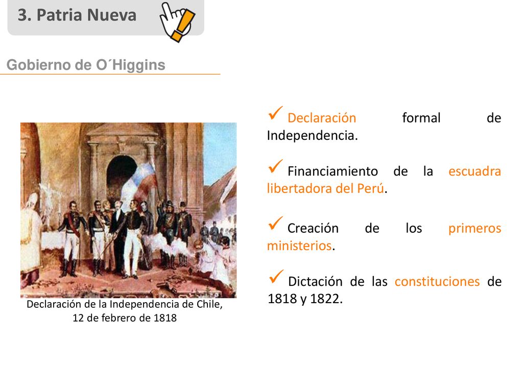 Declaración de la Independencia de Chile, 12 de febrero de 1818