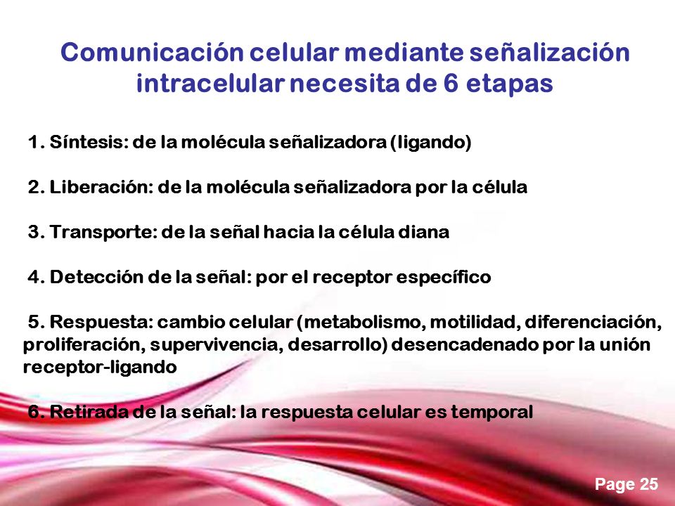 Comunicación celular mediante señalización