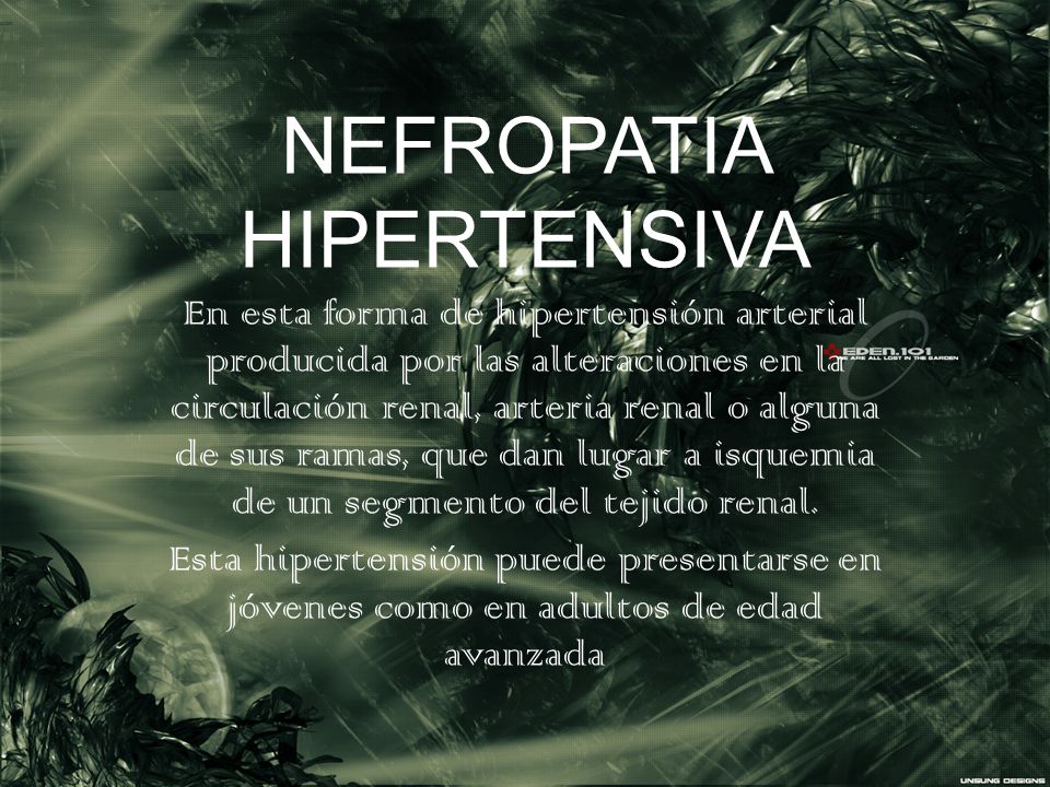 NEFROPATIA HIPERTENSIVA