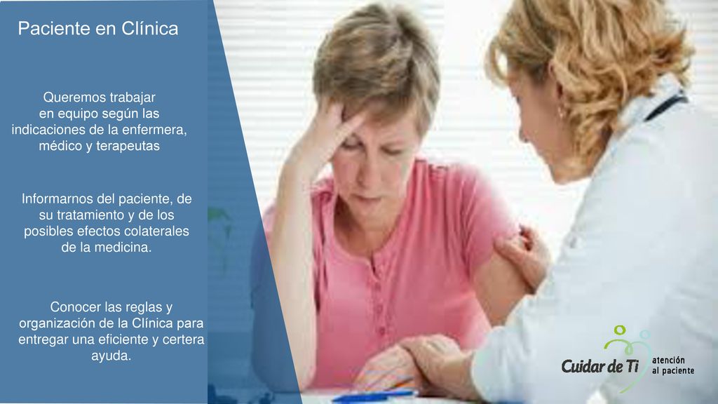 en equipo según las indicaciones de la enfermera, médico y terapeutas