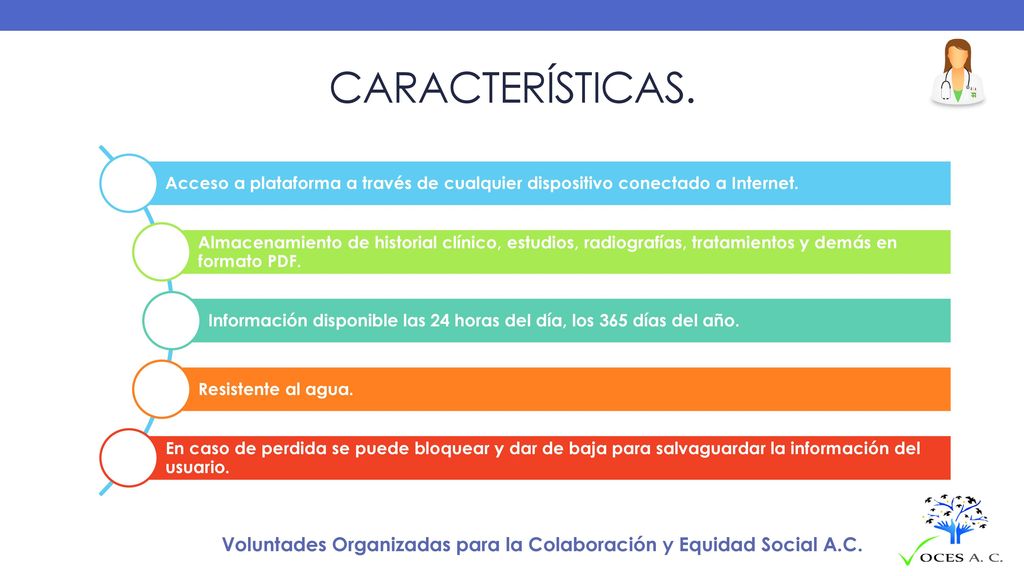 CARACTERÍSTICAS. Acceso a plataforma a través de cualquier dispositivo conectado a Internet.