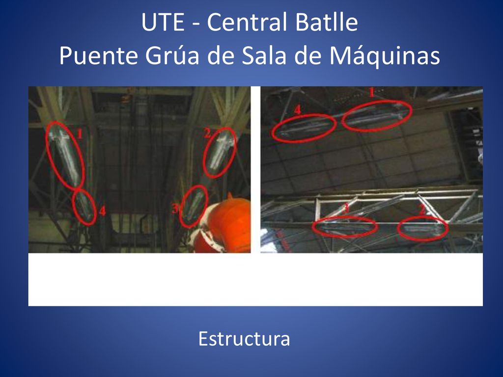 UTE - Central Batlle Puente Grúa de Sala de Máquinas