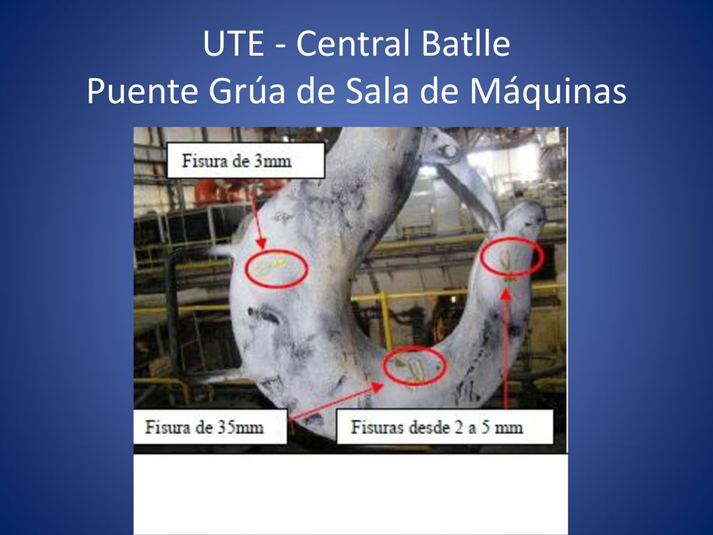 UTE - Central Batlle Puente Grúa de Sala de Máquinas
