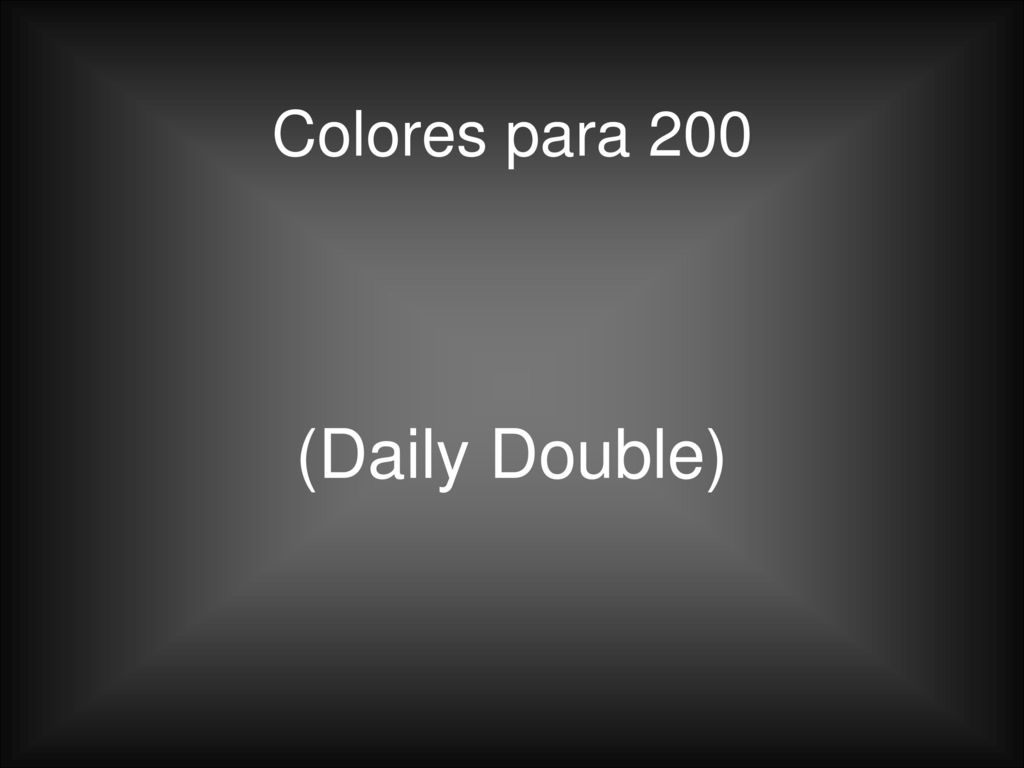 Colores para 200 (Daily Double) Green