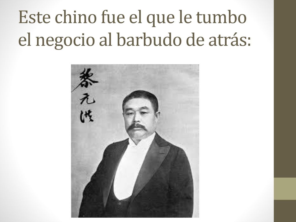 Este chino fue el que le tumbo el negocio al barbudo de atrás: