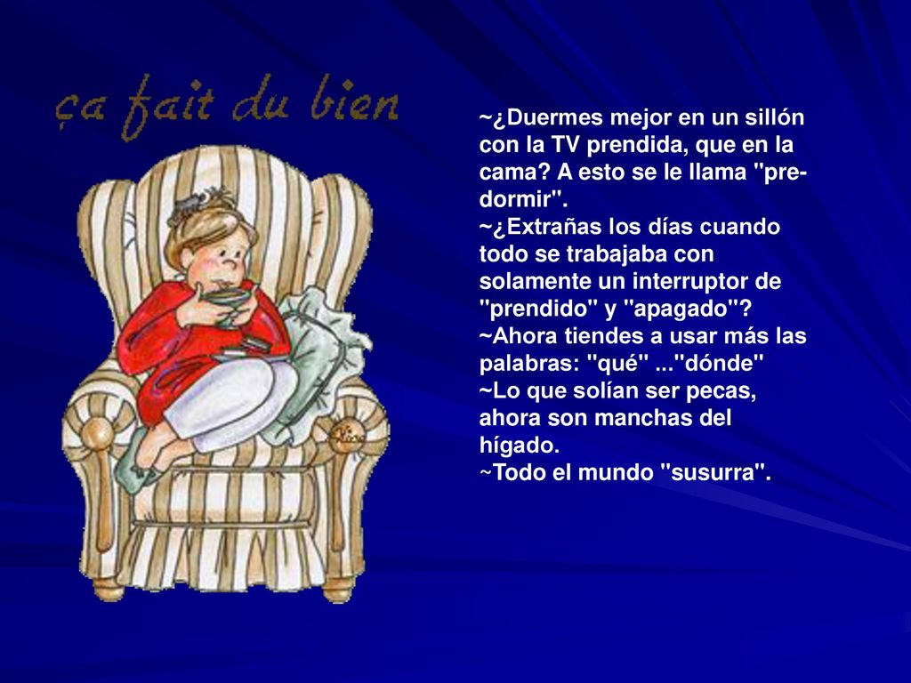 ~¿Duermes mejor en un sillón con la TV prendida, que en la cama
