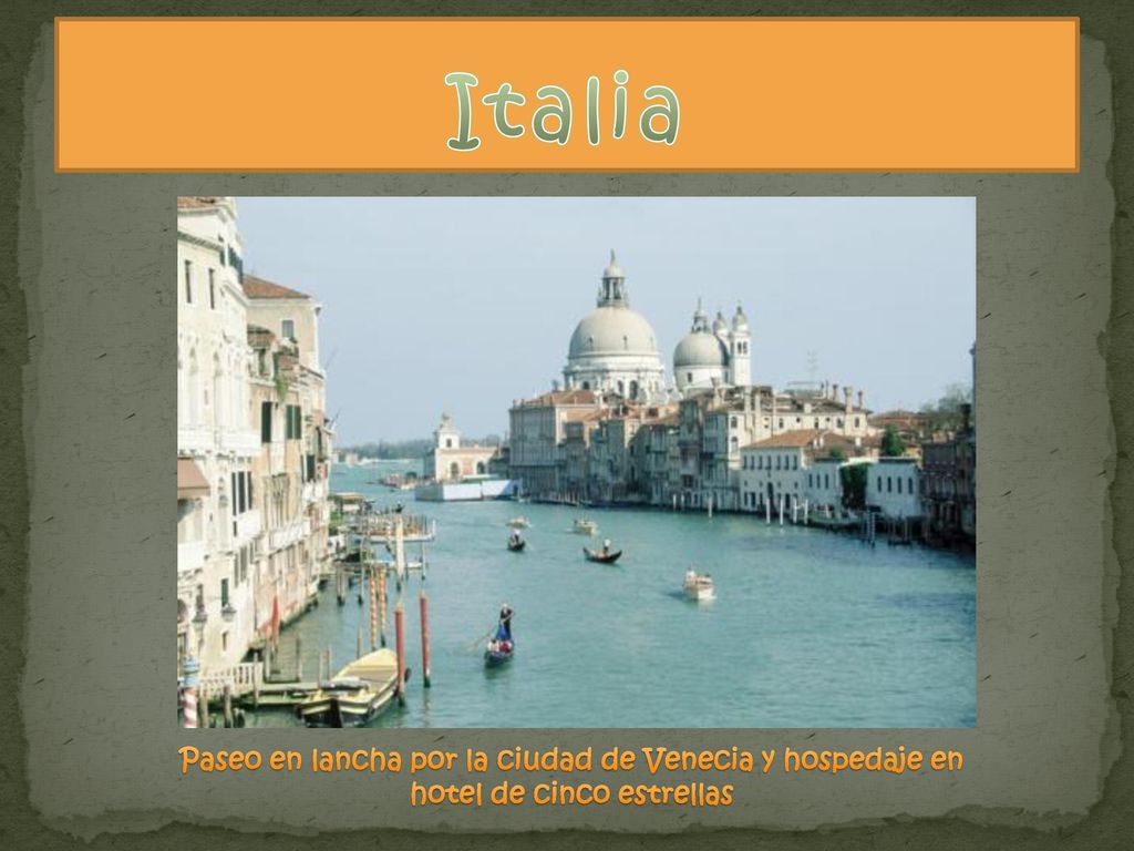 Italia Paseo en lancha por la ciudad de Venecia y hospedaje en hotel de cinco estrellas