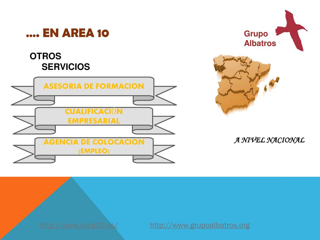 …. EN AREA 10 OTROS SERVICIOS Grupo Albatros ASESORIA DE FORMACION