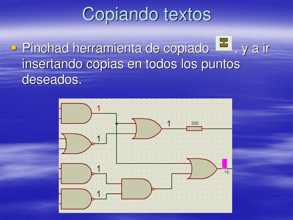 Copiando textos Pinchad herramienta de copiado , y a ir insertando copias en todos los puntos deseados.