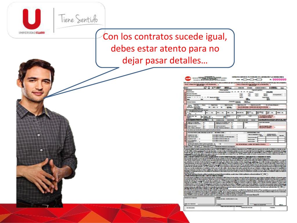 Con los contratos sucede igual, debes estar atento para no dejar pasar detalles…