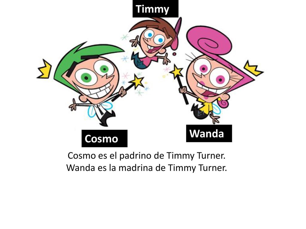 Timmy Wanda Cosmo Cosmo es el padrino de Timmy Turner.