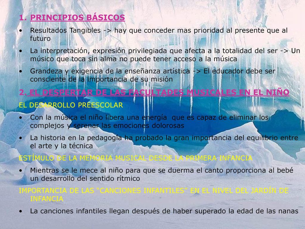 2. EL DESPERTAR DE LAS FACULTADES MUSICALES EN EL NIÑO