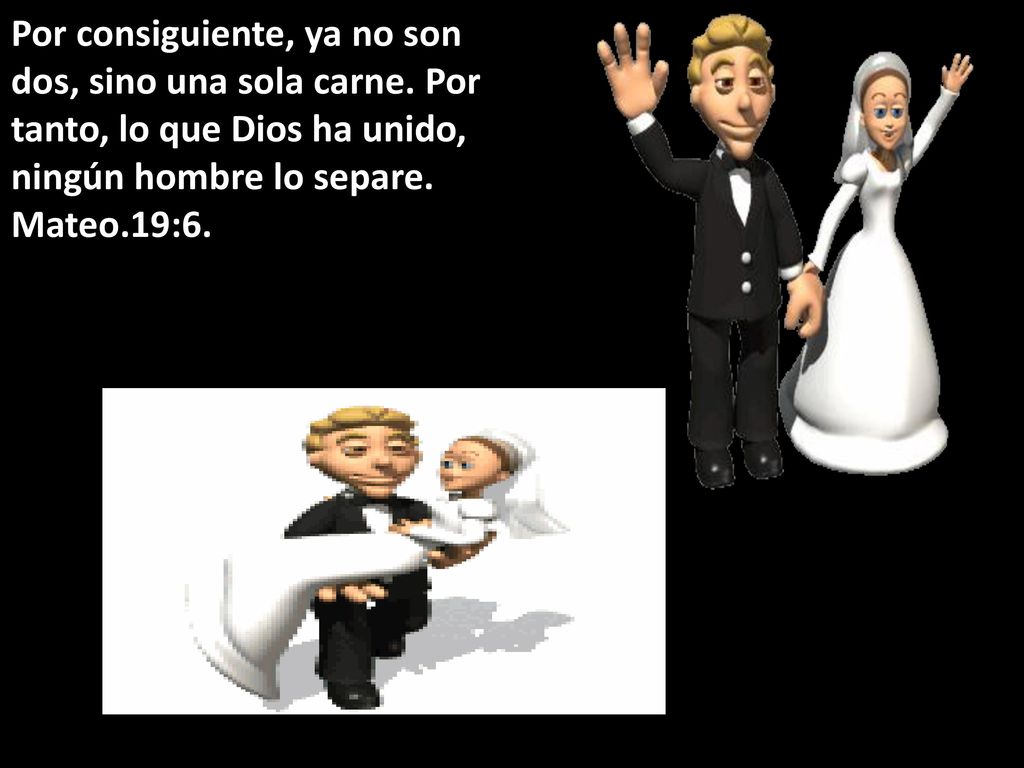 Por consiguiente, ya no son dos, sino una sola carne