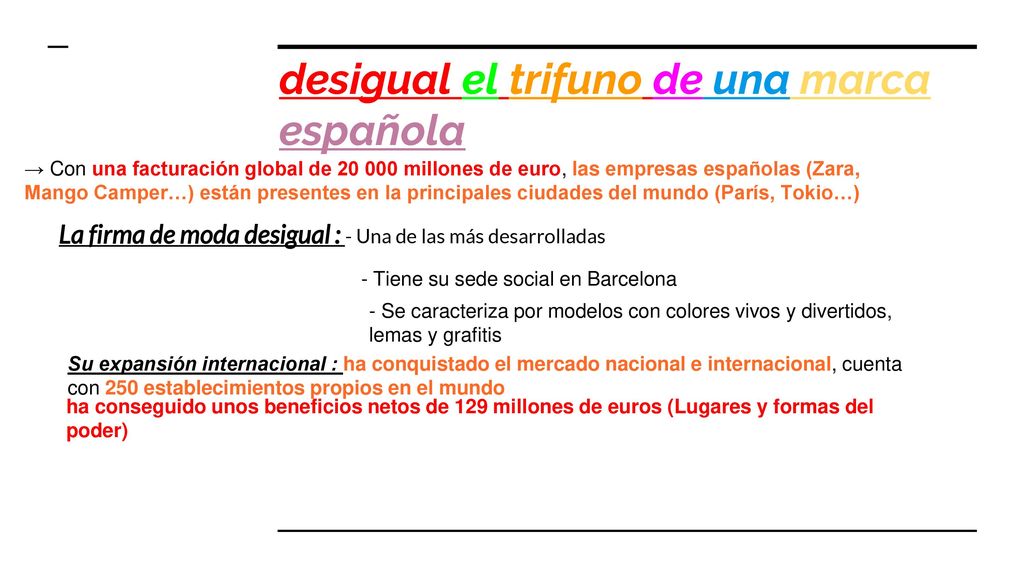 desigual el trifuno de una marca española