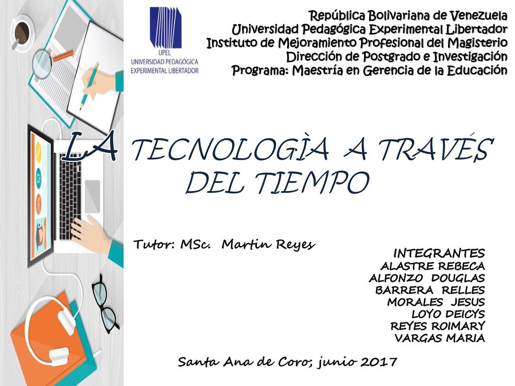 Tutor: MSc. Martin Reyes Santa Ana de Coro; junio 2017