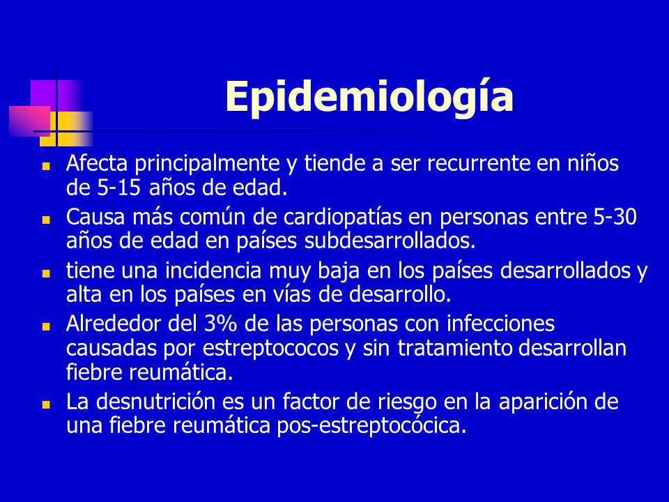 Epidemiología Afecta principalmente y tiende a ser recurrente en niños de 5-15 años de edad.